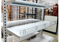 Обмежувач полочний 1250мм (білий)